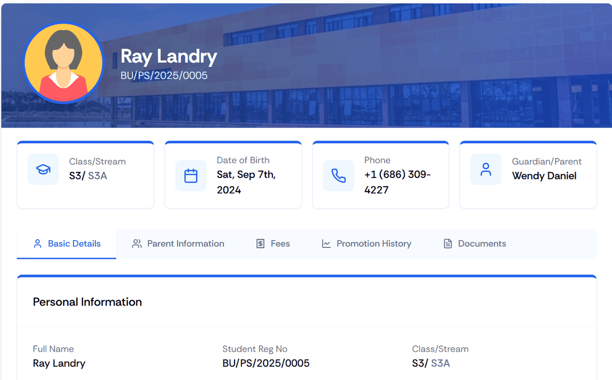 Student Information System